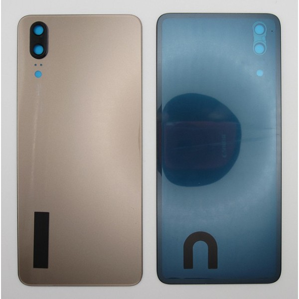 Tapa trasera Huawei P20 DORADA CON LENTE tapa bateria back cover 