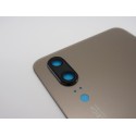 Tapa trasera Huawei P20 DORADA CON LENTE tapa bateria back cover 