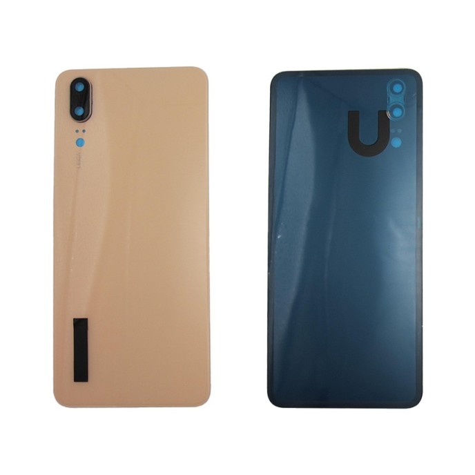 Tapa trasera Huawei P20 ROSA CON LENTE tapa bateria back cover 