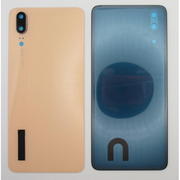 Tapa trasera Huawei P20 ROSA CON LENTE tapa bateria back cover 