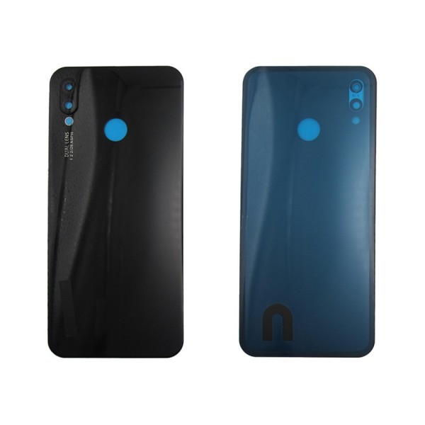 Tapa batería Huawei P20 Lite Nova 3E NEGRA CON LENTE back cover