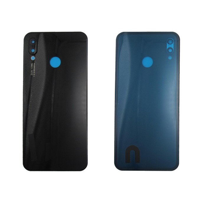 Tapa batería Huawei P20 Lite Nova 3E NEGRA CON LENTE back cover