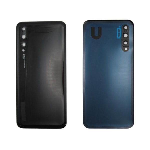 Tapa batería Huawei P20 Pro NEGRA CON LENTE back cover