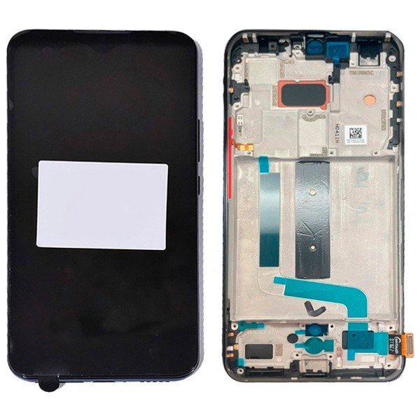 Pantalla con MARCO Xiaomi Mi 10 LITE 5G NEGRO INCELL COMPATIBLE M2002J9G (LCD/display + digitalizador/táctil)