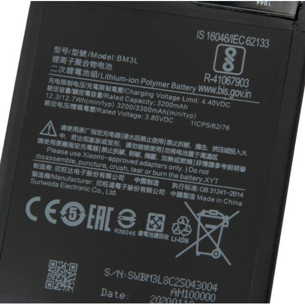 Batería BM3L Xiaomi Mi9 Mi 9 3200mha