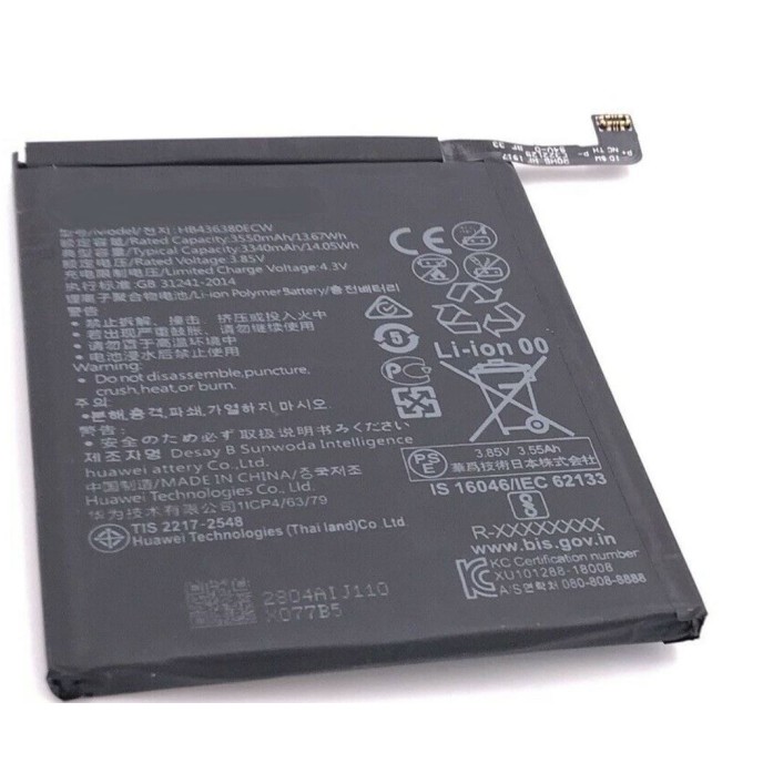 Batería Huawei P30 HB436380ECW 3650 mAh Batería Huawei P30 HB436380ECW 3650 mAh
