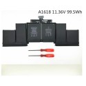 Batería A1618  / A1398 11.36V 99.5Wh 8800mAh Macbook Retina 15" 