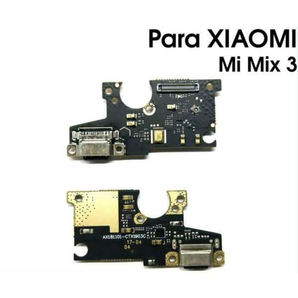 Placa de Carga XIAOMI MI MIX 3 CONECTOR USB TIPO C Antena Microfono BOARD FLEX